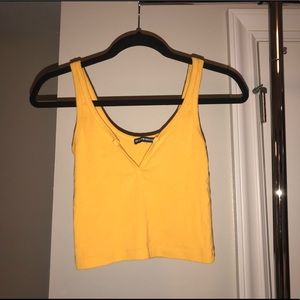 yellow brandy melville tank